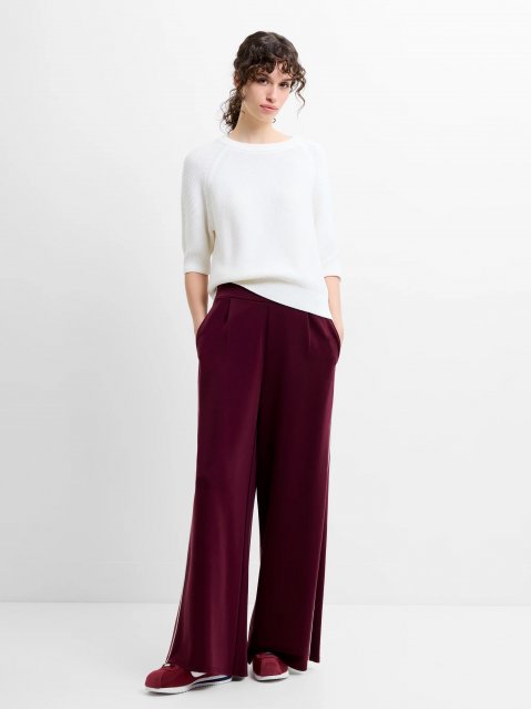 French Connection Wren Side Stripe Wide Leg Trouser