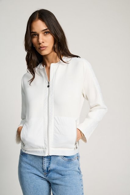 Micha Quilt Jacket with Jersey