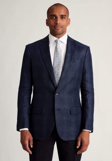 Bentley Navy Check Jacket TF