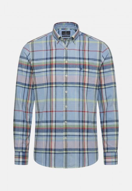 Fynch Hatton Washed Oxford Check Shirt