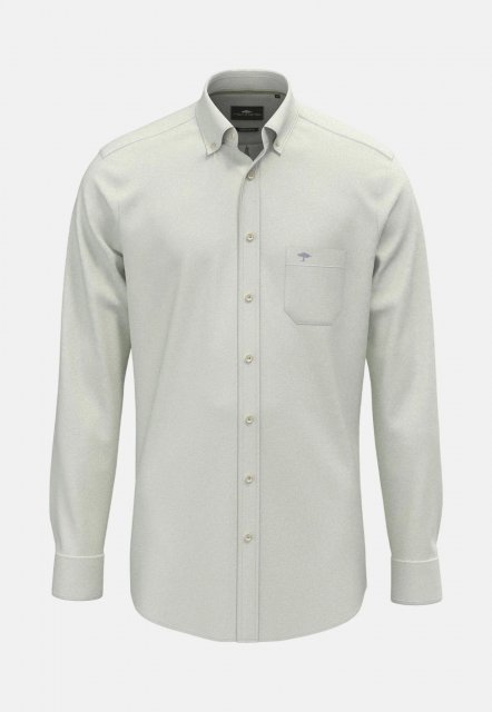 Fynch Hatton Washed Oxford Solid Shirt