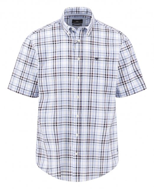 Fynch Hatton Slub Check Shirt