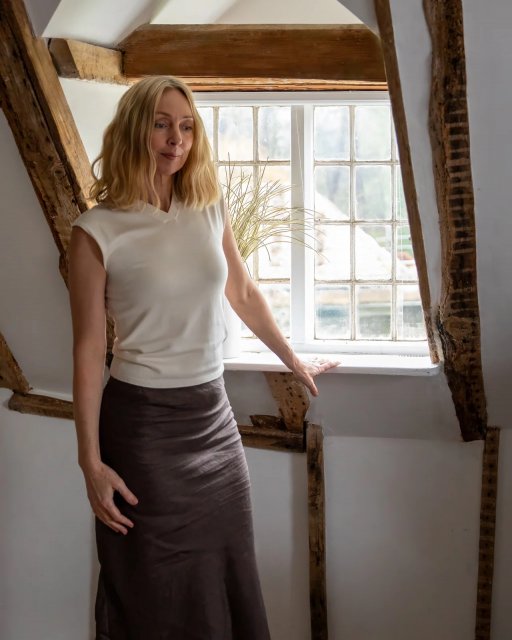 Chalk Maeve Skirt