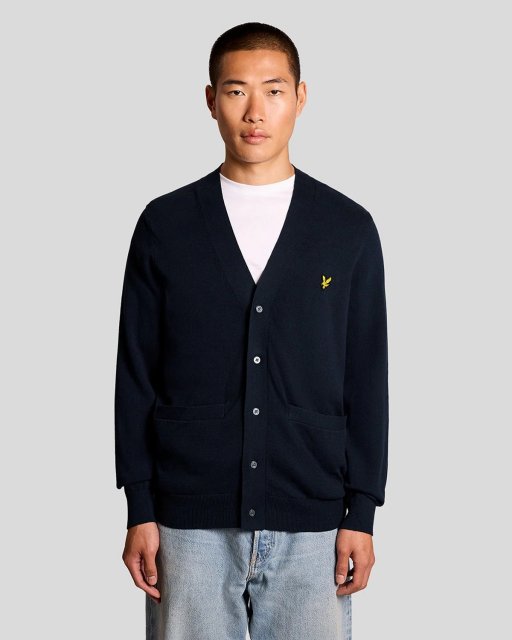 Lyle & Scott Cotton V Neck Cardigan