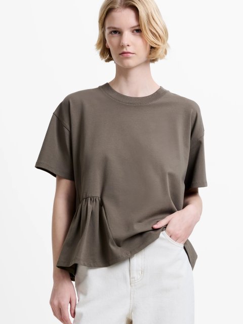 French Connection Rallie Asymmetrical T Shirt