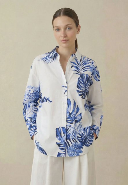 Fynch Hatton Blouse Batwing Tropics