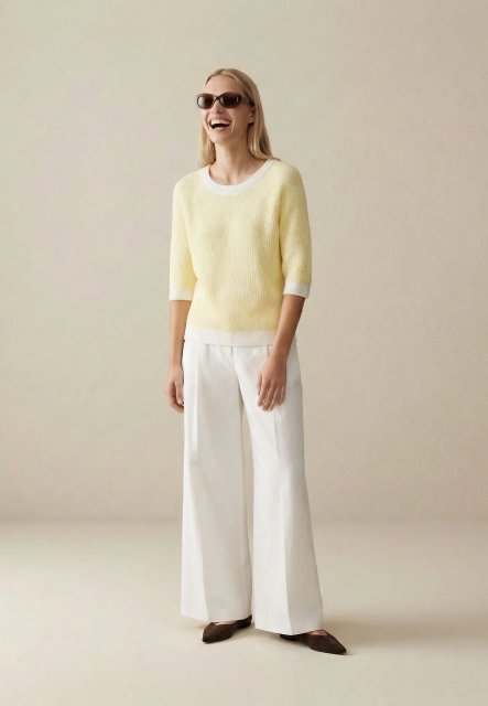 Fynch Hatton Two Tone Pullover
