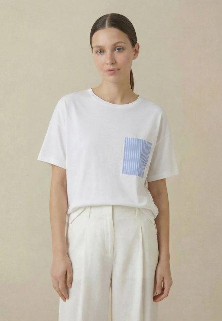 Fynch Hatton Pocket Stripe T-Shirt