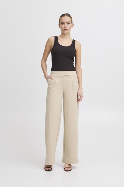 Ichi Kake Sus Long Wide Trousers