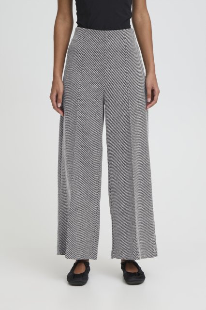 Ichi Kate Twillish Wide Trousers
