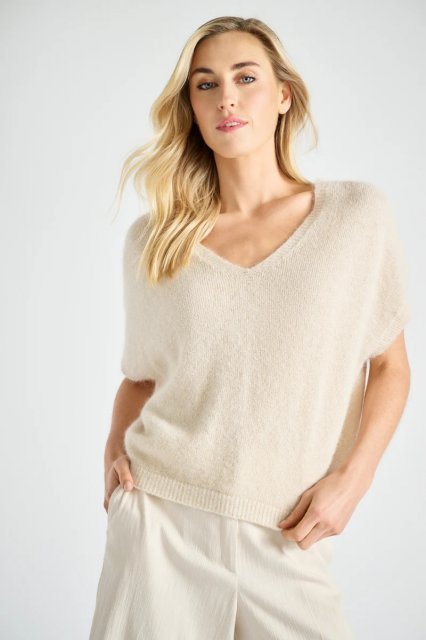 Marie Mero Wide v-neck sweater