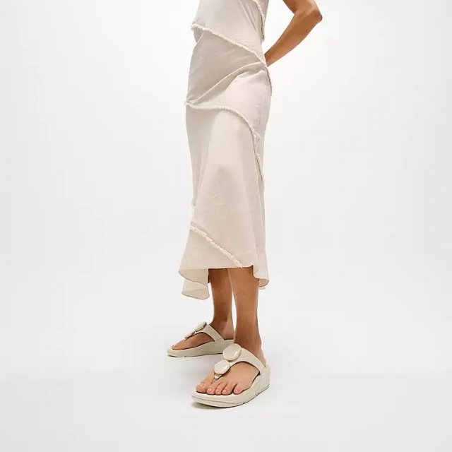 FitFlop Lulu Marbles Stone Toe Post Sandals