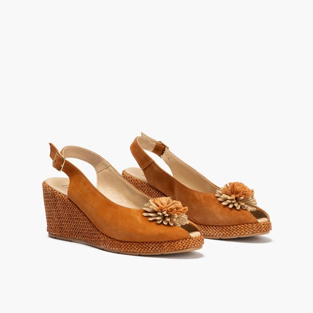 Pitillos Flower Slingback Shoe