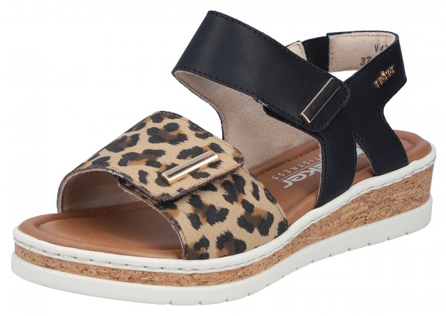 Rieker Animal Print Sandal