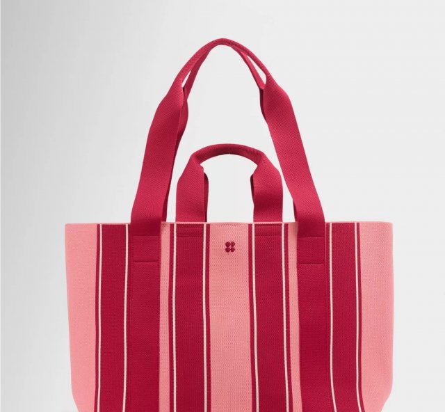 Sweaty Betty Knitted Stripe Bag