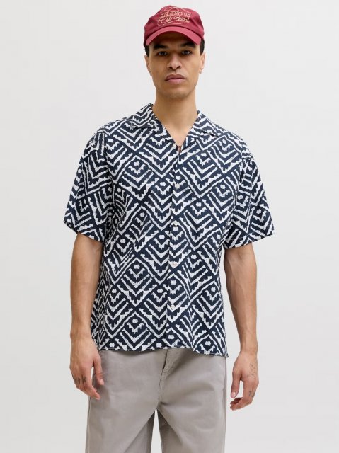 Jack & Jones Milo Seersucker Resort Shirt