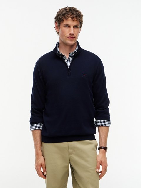 Tommy Essential Cotton Zip