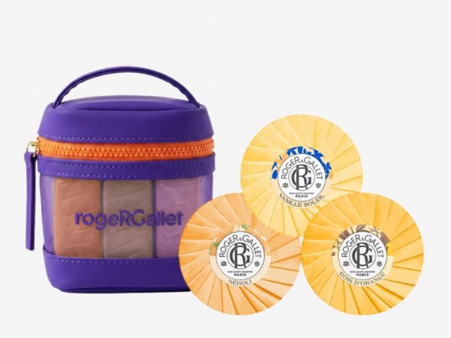 Roger & Gallet Xmas Set-Soap Set 3x 100g Vanille Soleil, Neroli, Bois Orange