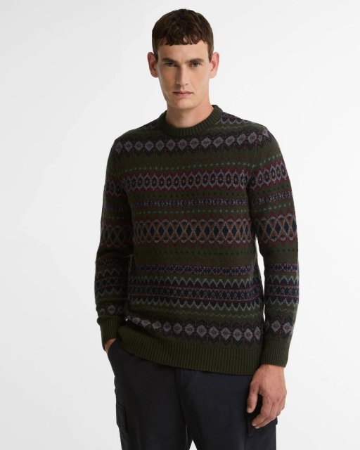Barbour Case Fairisle Crew Neck Sweater