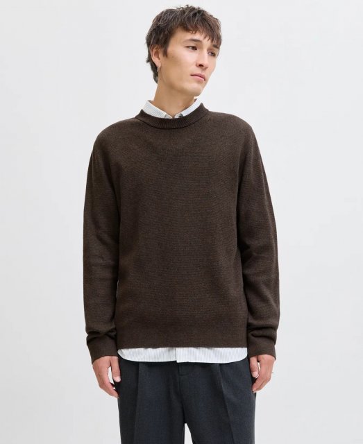 Jack & Jones Blamilano Stitch Knit Crew Neck