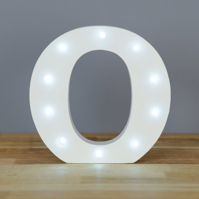 Light Up Letter O