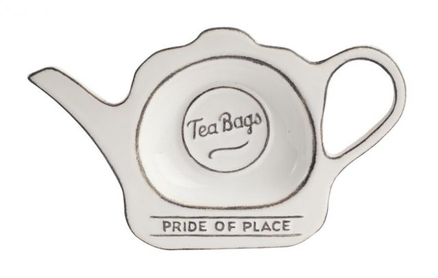 Pride of Place Tea Bag Tidy White