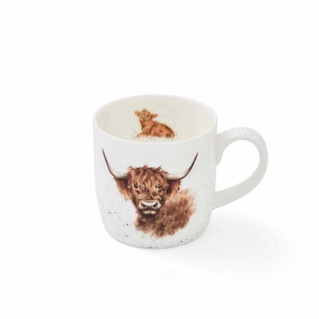 Wrendale Royal Worcester Highland Cow Mug