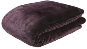 Malini Fleece Throw 150x200-Aubergine