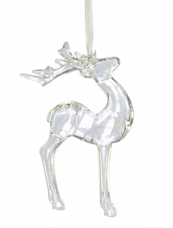 Reindeer Decoration Clear