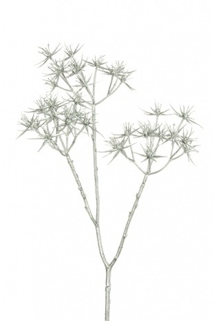 Sparkle Star Flower Silver 62cm