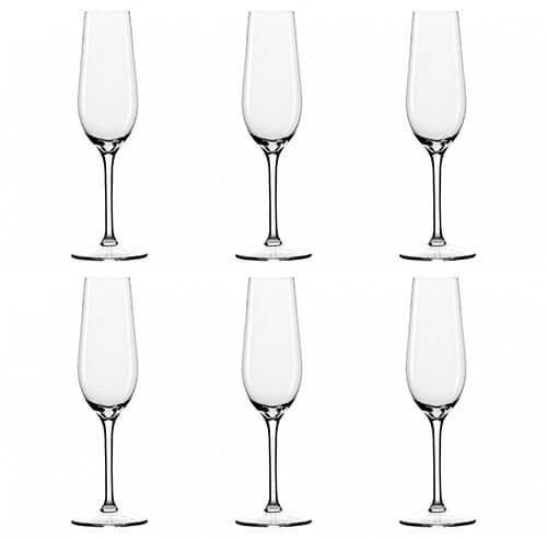 Dartington Flute Glasses Set 6