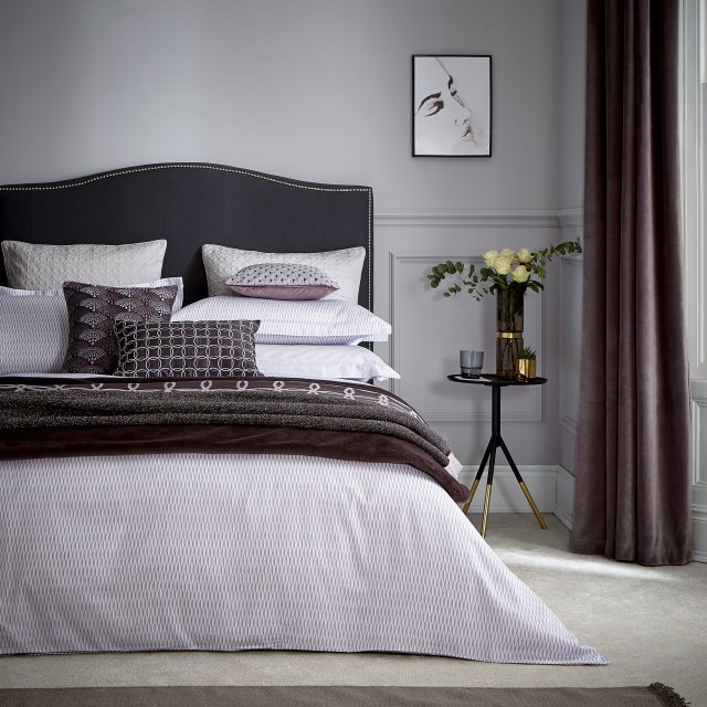 Peacock Blue Hotel Collection Zella Bedding Amethyst