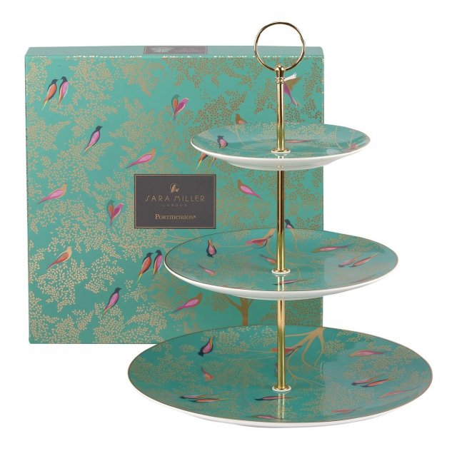 Sara Miller Chelsea Collection 3 Tier Cakestand