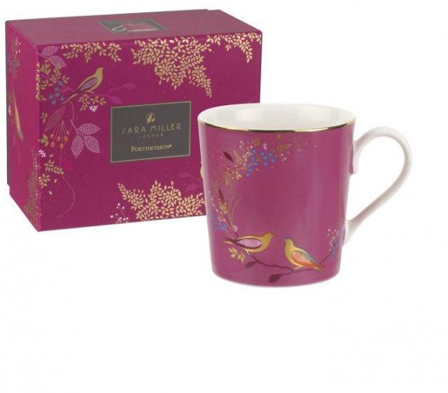 Sara Miller Chelsea Collection Mug Pink