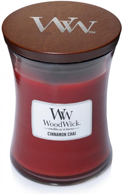 Woodwick Cinnamon Chai Medium Hourglass Candle