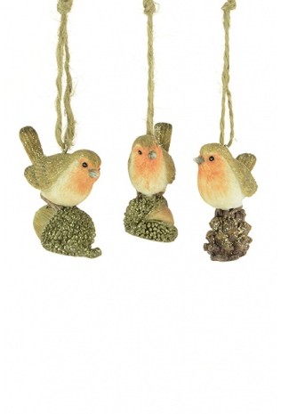 Brown Assorted Robin Hanger