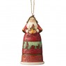 Jim Shore 12 days Of Christmas Santa Ornament