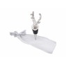 Stag Head Bottle Stopper In Organza Bag