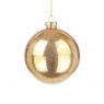 Glass Demi Bauble 10cm Rose Gold