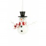 Snowman Decoration White