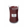 Woodwick Lrg Hourglass Candle Black Cherry