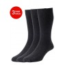 Classic Plain Knit 3Pair Pack Charcoal/Charcoal/Charcoal