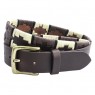 Leather Guatamalen Style Belt Brown XL
