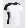 Gant C-Neck T-Shirt 2-Pack Navy/White