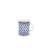 Country Pottery Everyday Mug Small Blue Dot