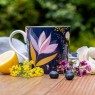 Sara Miller Orchard Mug-Navy