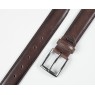 35mm Ibex Stitched Edge Genuine Leather Belt