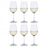 Dartington White Wine Glasses Set 6