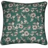Bridgerton Green Floral Print Cushion 45x45