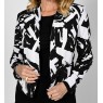 Frank Lyman Jacket Black White